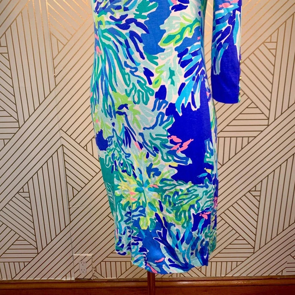 Lilly Pulitzer‎ Riva Dress in Wade and Sea Print - Picture 7 of 11